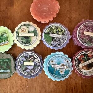 Lot Of 9 Vintage And Rare  Retired Scents Yankee candle Wax Tarts
